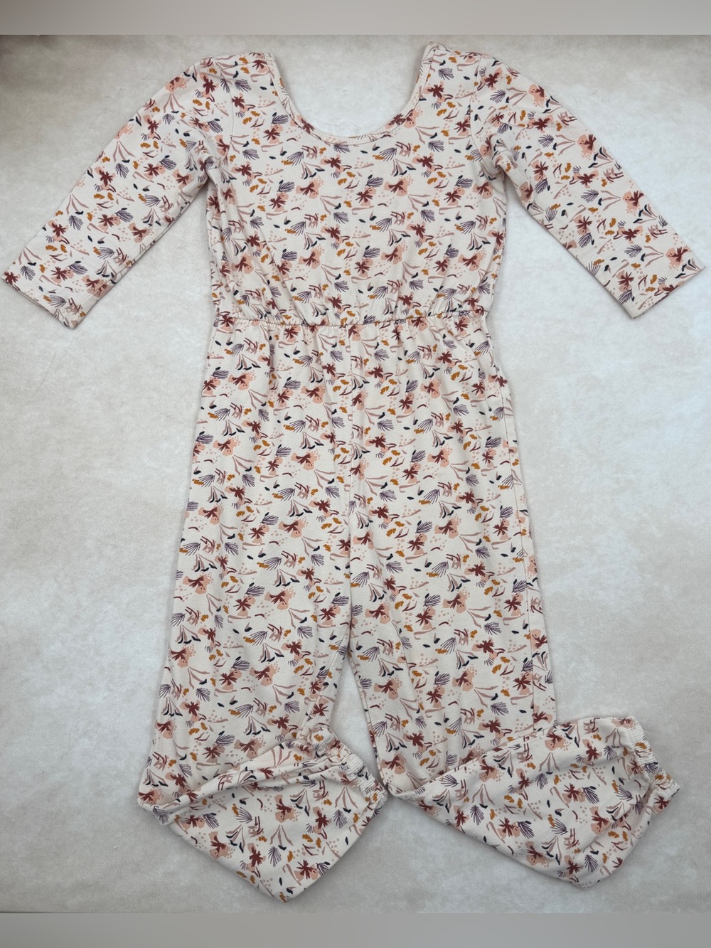 Alice + Ames Floral Long-Sleeve Jumpsuit